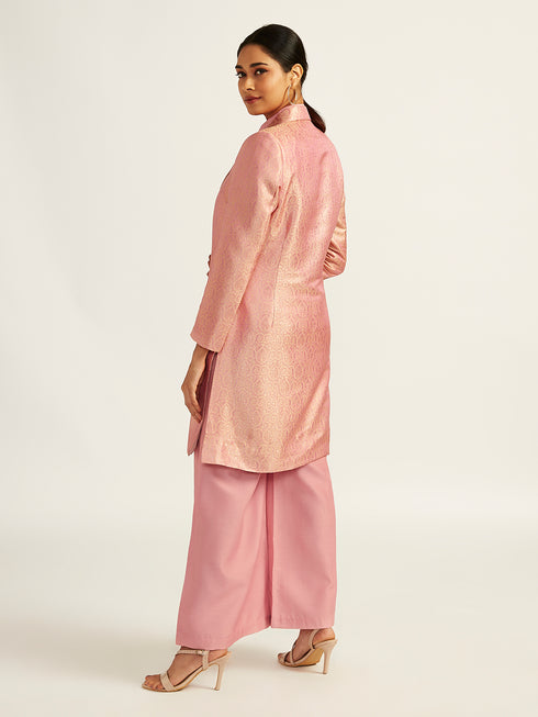 Women's Pink Pant Suit Set